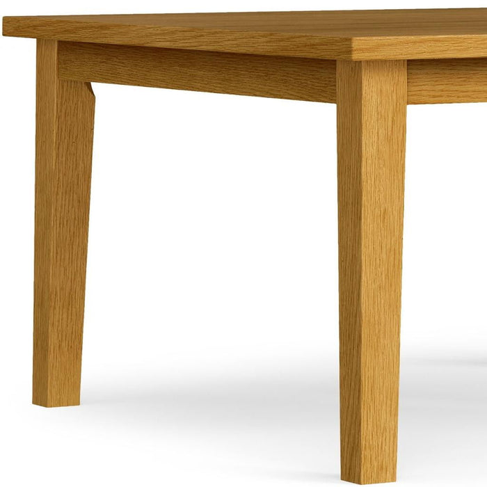 54" Wood Frame Base Square Dining Table - Oak