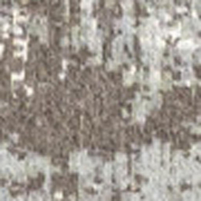 8' Abstract Washable Round Rug With UV Protection (610029) - Gray / White / Brown