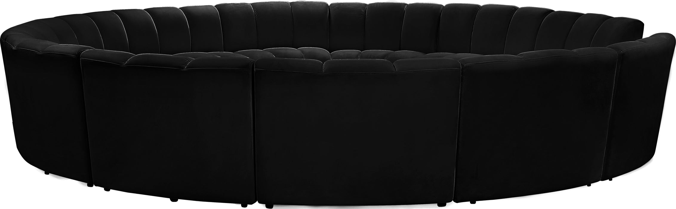 Infinity - 12 Piece Velvet Modular Sectional