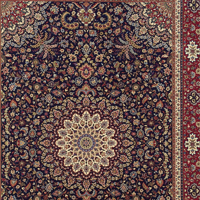 5' X 8' Oriental Area Rug - Blue / Red