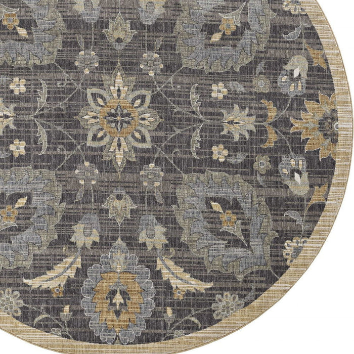 108" x 108" Wool Rug - Taupe
