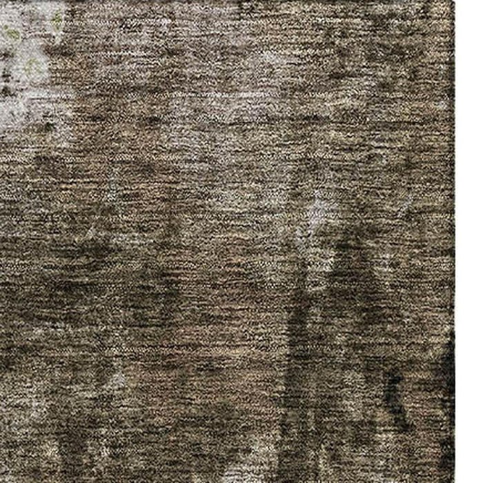 10' X 14' Abstract Washable Area Rug With UV Protection (683722) - Brown / Beige