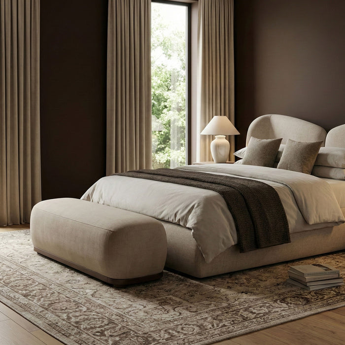 Calum - Bench - Dark Brown Frame