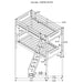 Espresso twin over twin bunk bed by CoasterEveryday with wood frame and ladder, ideal for children's bedroom furniture.