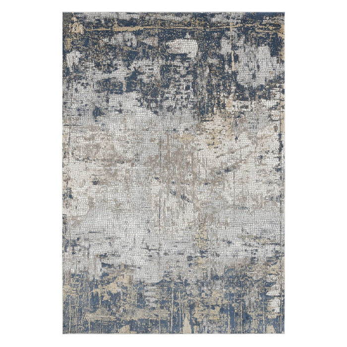 10' X 14' Abstract Viscose Area Rug - Beige