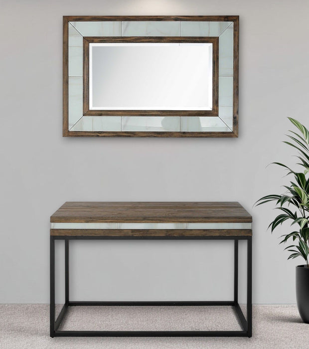 Frame Console Table (Set of 2) - Brown And Black