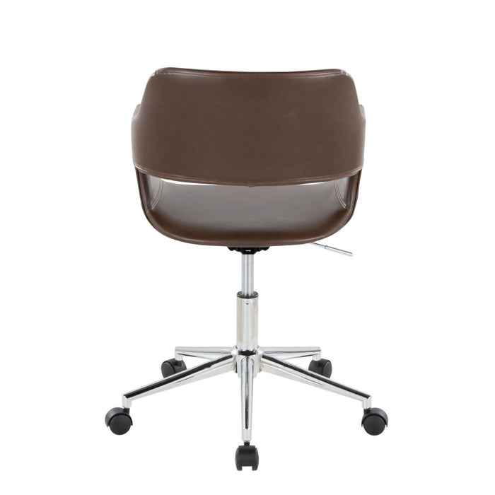 Margarite - Task Chair - Chrome Metal