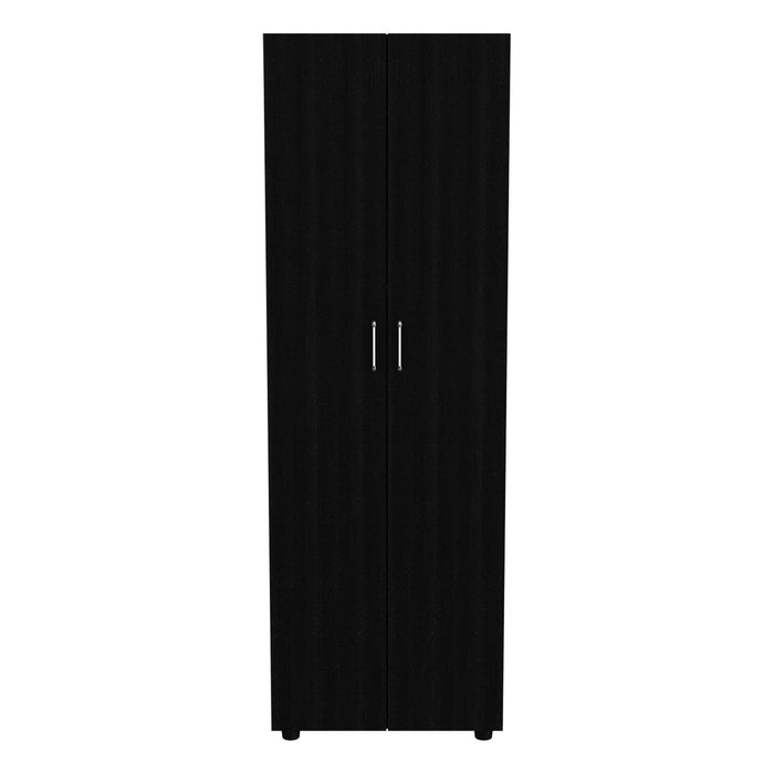 Wood Corner Accent Chest (732030) - Black