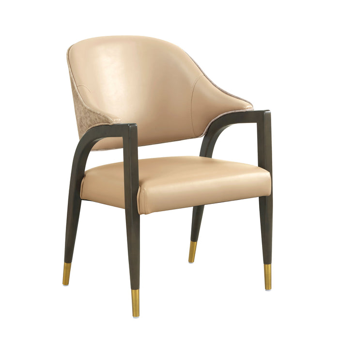 Manhattan Collette - Wood Upholstered Armchair