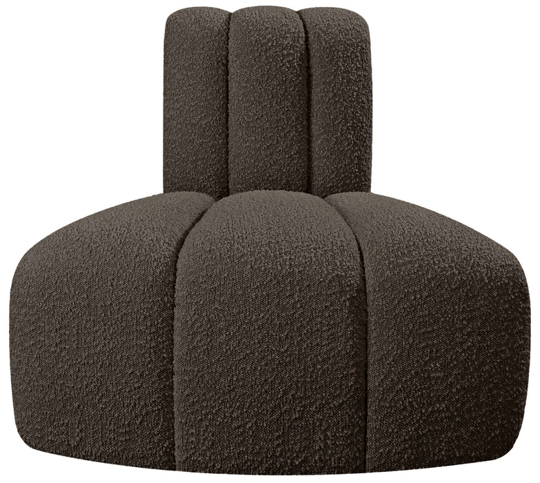 Arc - Boucle Fabric Reverse Corner