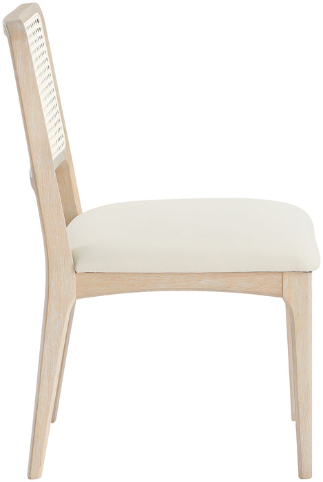 Atrium - Upholstered Seat Dining Chair With Brushed Natural Base (Set of 2)