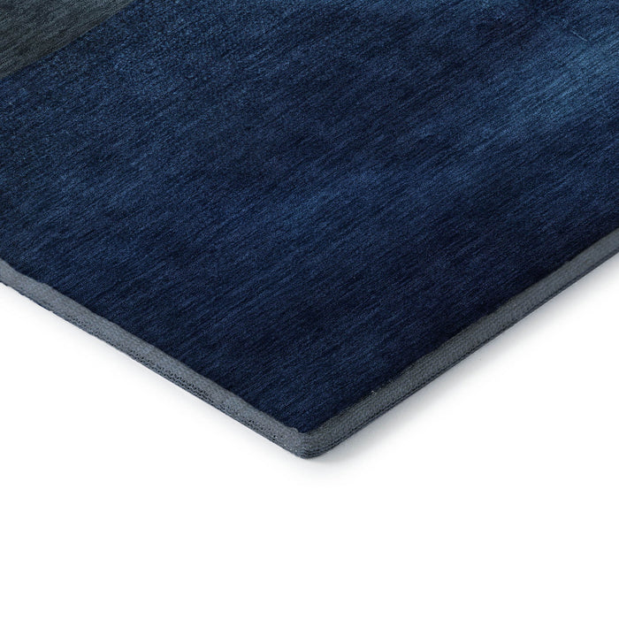 10' X 14' Nautical Washable Area Rug With UV Protection (717230) - Blue / Brown