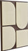 Mango wood wall decor by Meridian Furniture featuring two pieces of natural, textured wall art for modern interior accents.
