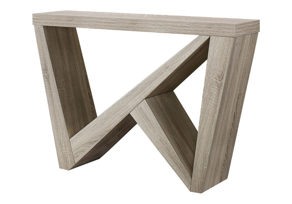 Abstract Console Table - Taupe