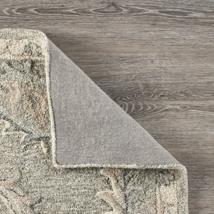 7' x 9' Wool Hand Tufted Area Rug - Gray