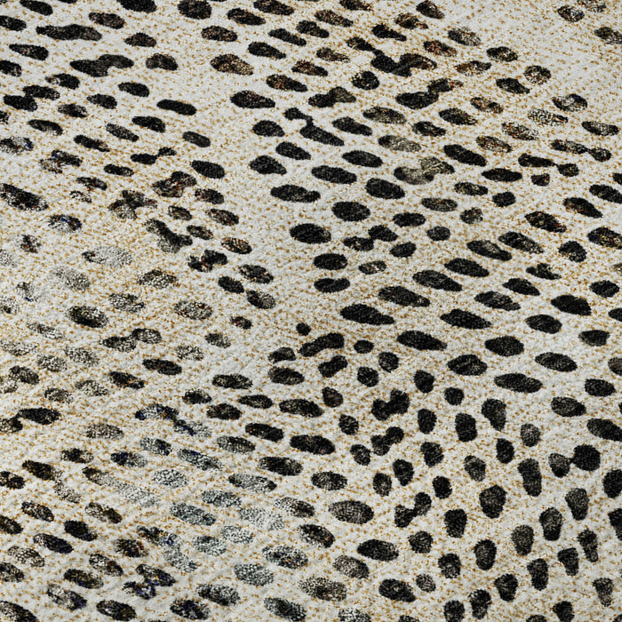 10' X 14' Diamond Washable Area Rug With UV Protection (650560) - Beige / Ivory