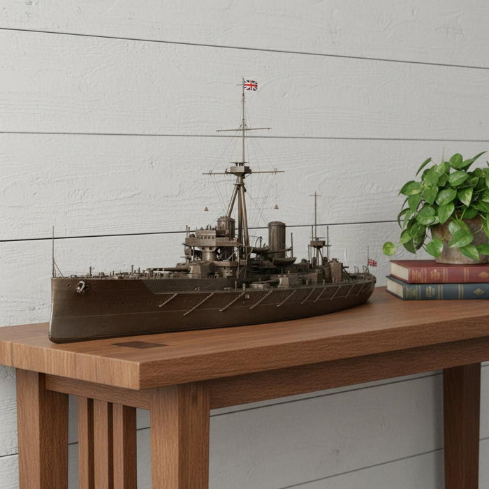 Hand Painted Model Boat (624277) - Dark Brown