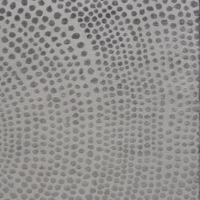 10' x 14' Abstract Stain Resistant Area Rug - Gray Silver And Ivory