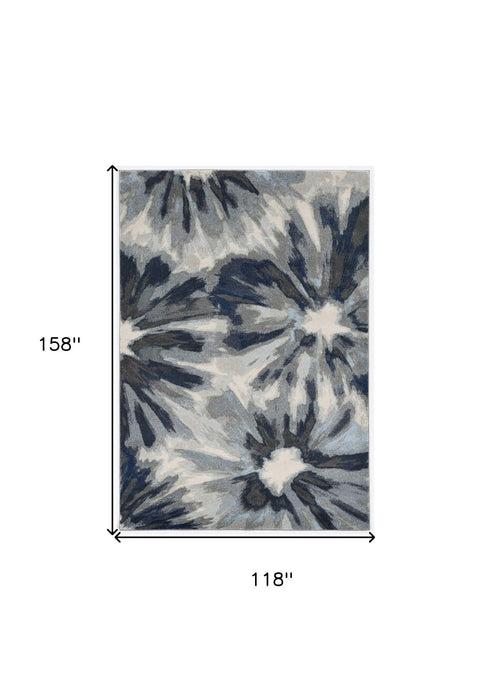 10' x 13' Area Rug - Ivory Blue
