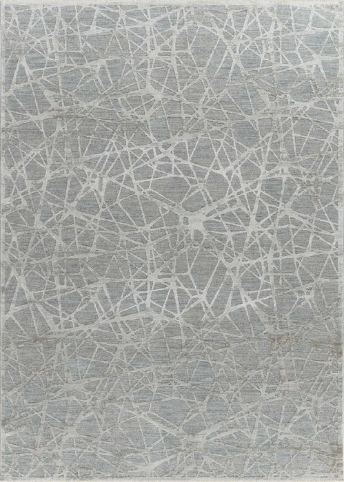 9' x 12' Abstract Power Loom Stain Resistant Area Rug - Turquoise
