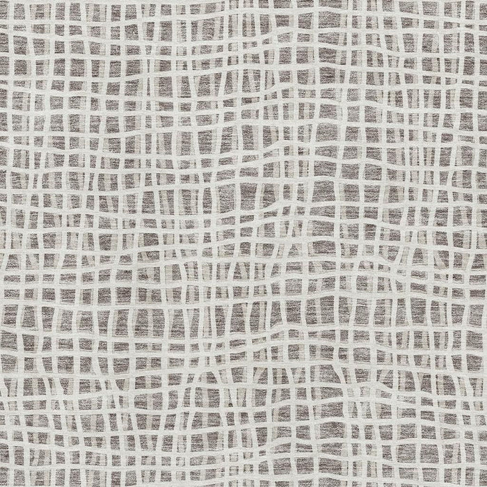 10' X 14' Striped Washable Area Rug With UV Protection - Taupe / Beige