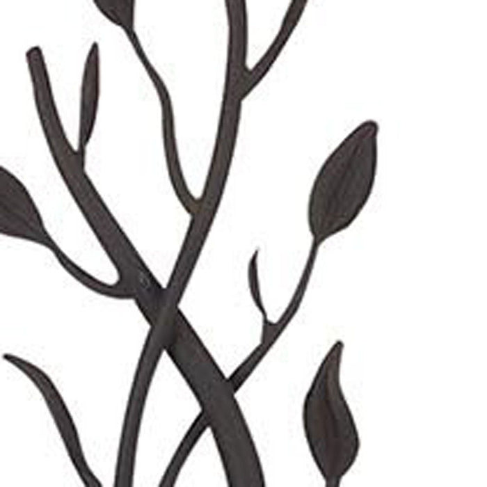 Traditional Shaped Floor Lamp With Brown Bell Shade - Gray