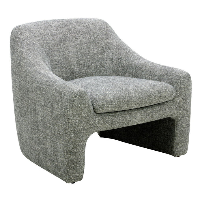 Upholstered Fabric Dining Arm Chair - Gray