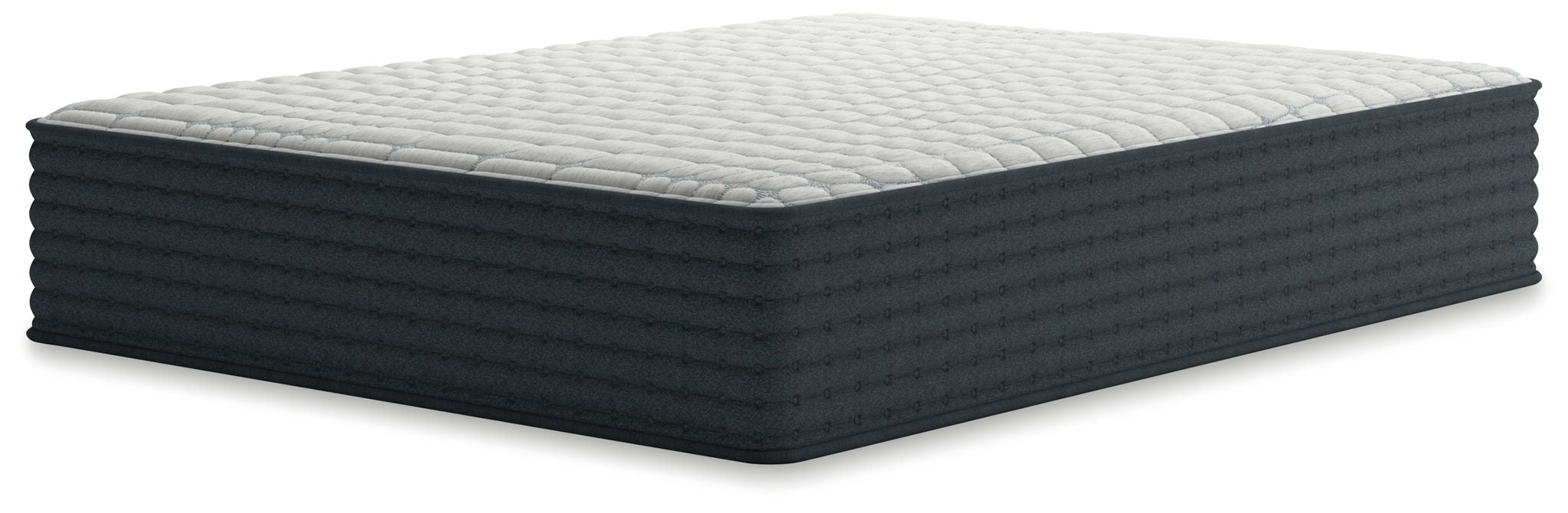 Sierra Sleep® by Ashley Hybrid 1300 mattress showing plush surface and supportive design for comfortable sleep.