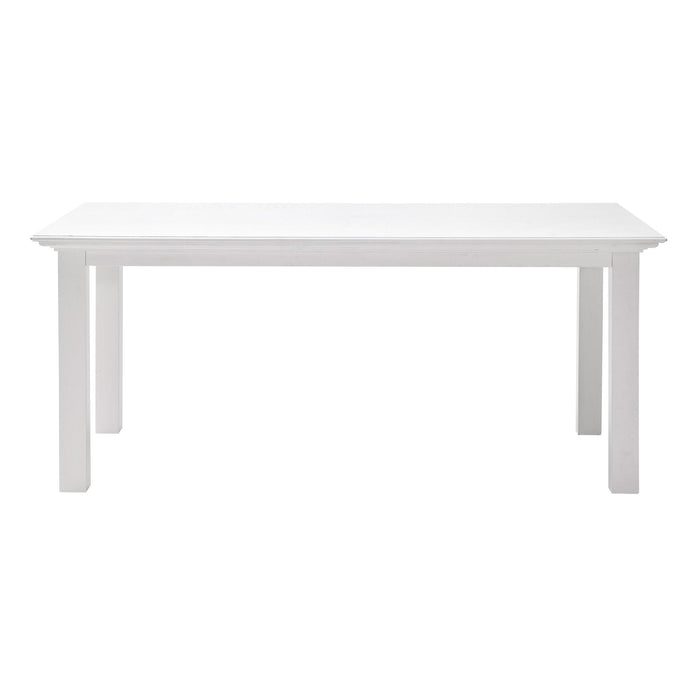 79" Solid Wood Dining Table - White