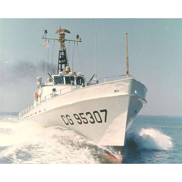 Hand Painted Model Boat (624451) - White