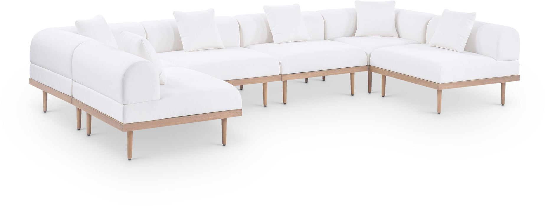 Laguna - 6 Piece 142" Outdoor Patio Modular Sectional