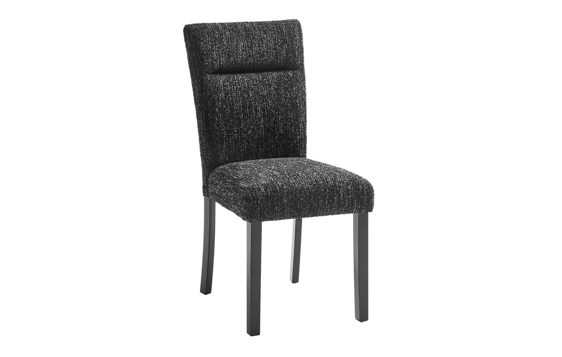 D2502 - 7 Piece Dining Room Set (Table And 6 Chairs) - Black