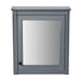 Giga wall-mounted bathroom medicine cabinet with mirror and adjustable shelf for organized storage.