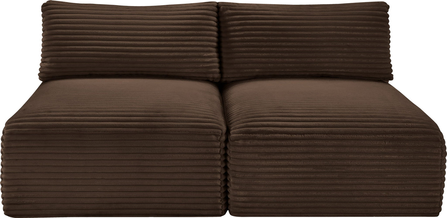 Shaggy - 2 Seat Modular Armless Sofa