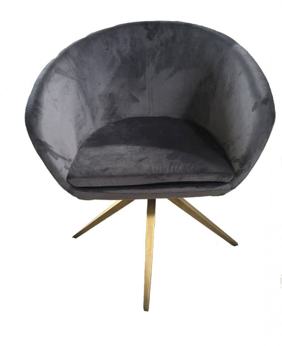 Velved Dining Chair - Gray