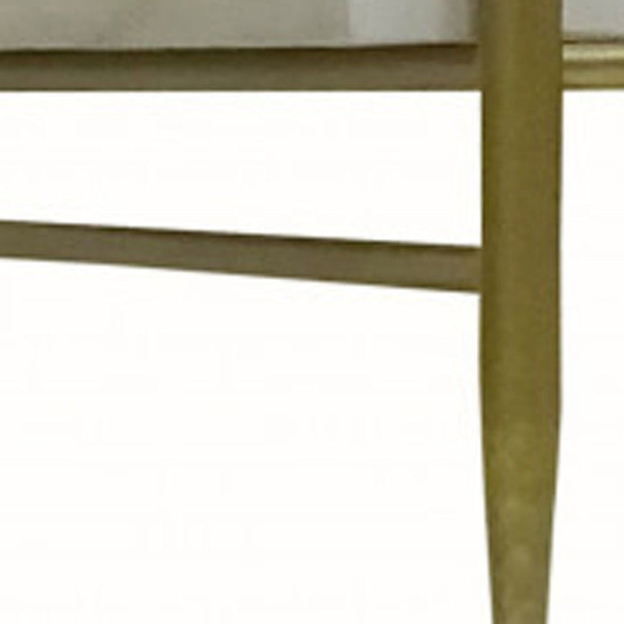 28" Two Drawer Nightstand - White