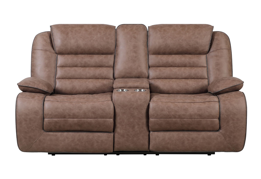 U2250 - Reclining Sofa / Console Reclining Loveseat - Brown