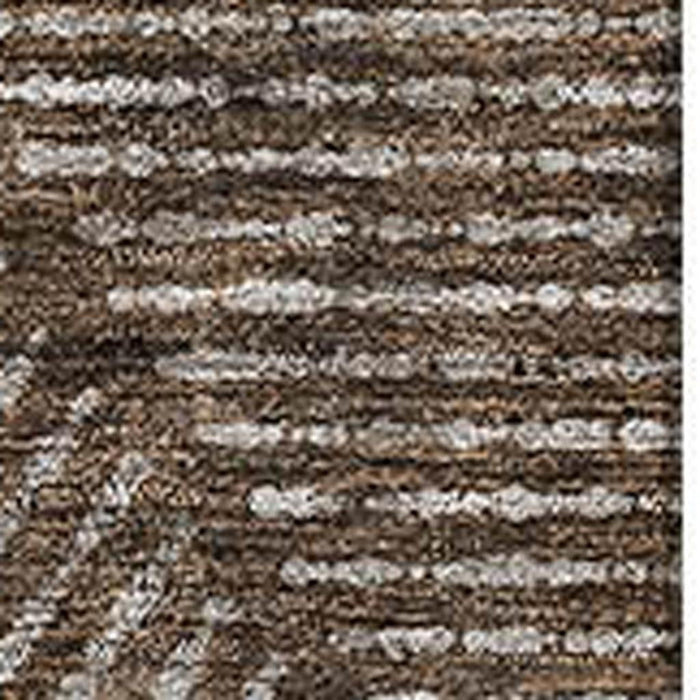 10' X 14' Geometric Washable Area Rug With UV Protection - Brown And Taupe