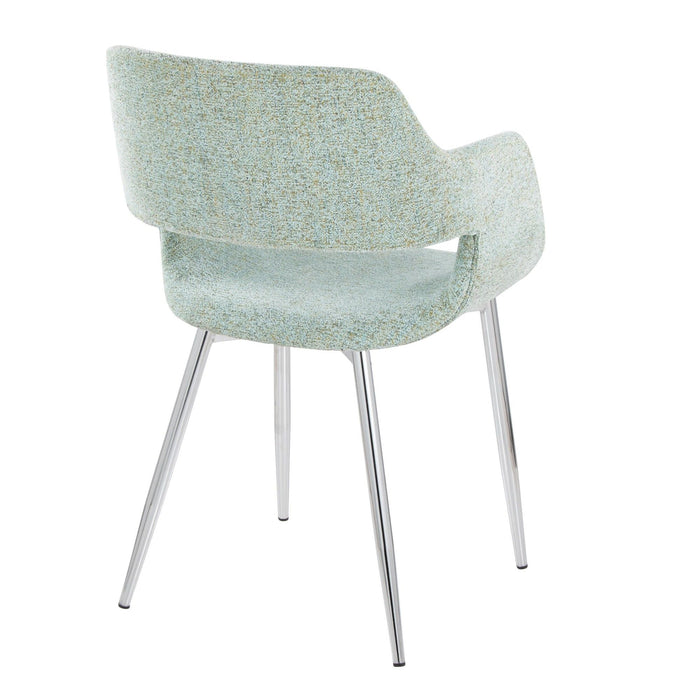 Margarite - Dining / Accent Chair - Chrome Metal (Set of 2)