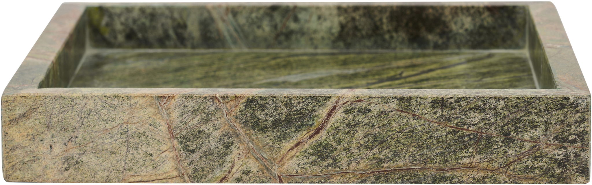 Elegant genuine marble tray by Meridian Furniture featuring sleek design and natural marble pattern for stylish serving or decor.