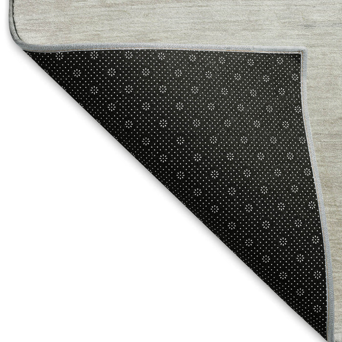 10' X 14' Abstract Washable Area Rug With UV Protection (694170) - Beige / Gray / Silver