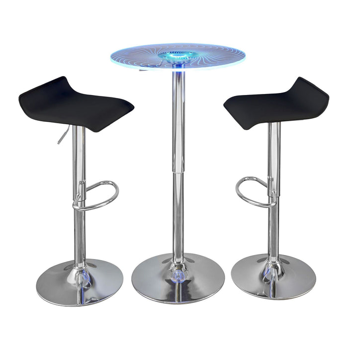 Spyra - Ale 3 Piece Bar Set - Chrome Metal