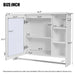 Giga modern wall-mounted medicine cabinet with mirror, adjustable shelf, soft-close door, and towel bar in a bathroom setting