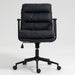Giga mid-back ergonomic office chair with wheels, padded armrests, and swivel functionality for home or desk use.