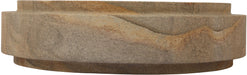 Meridian Furniture Parsons sandstone bowl, a stylish ceramic plate with a smooth, rounded design perfect for serving or display.