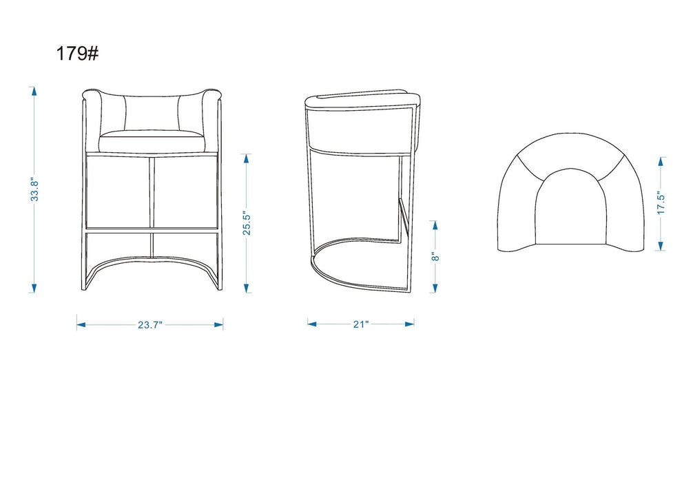 Manhattan Cosmopolitan - Counter Stool