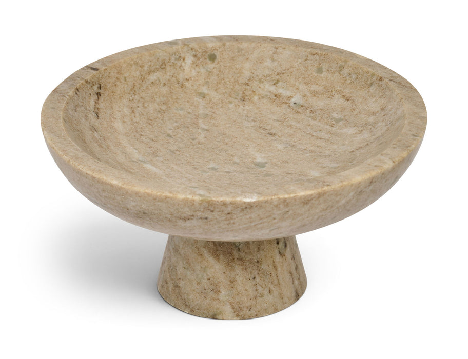 Simpson genuine marble bowl from Meridian Furniture, a stylish plate or bowl with a smooth marble finish and elegant design.