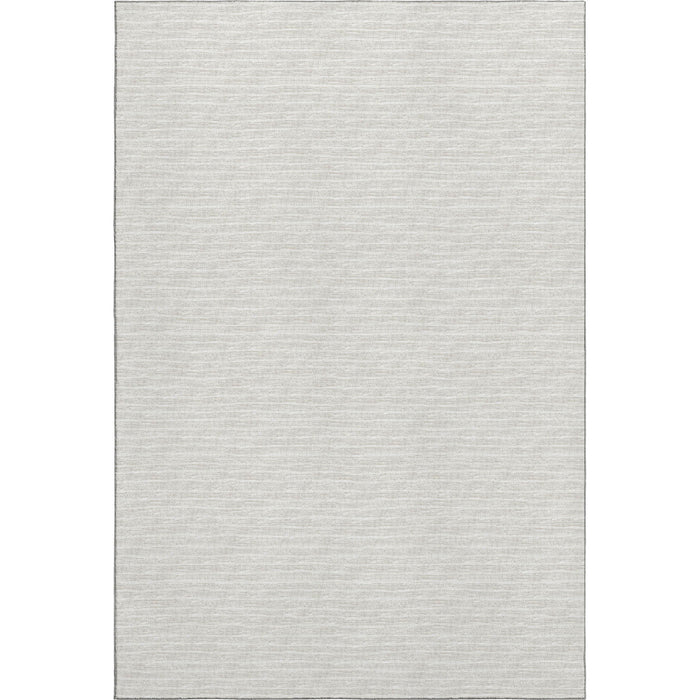 10' X 14' Striped Washable Area Rug With UV Protection (645187) - Linen / Ivory