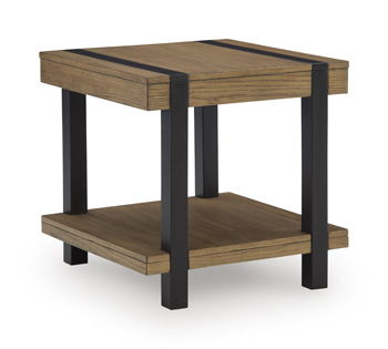 Jorannti - Square End Table - Medium Brown