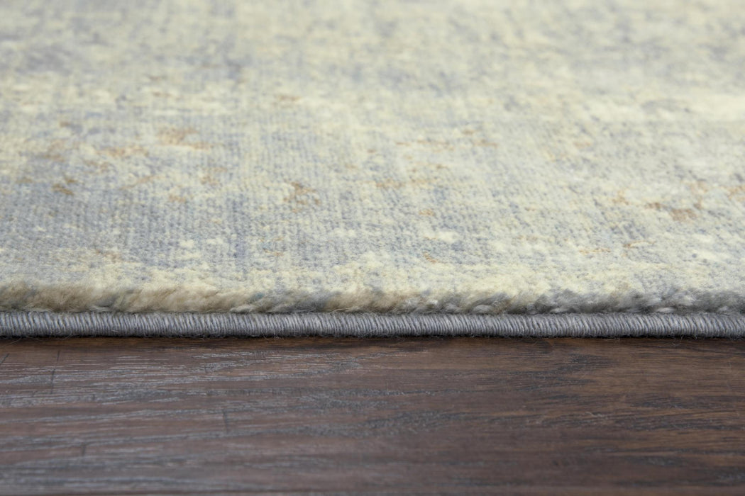 10' X 13' New Zealand Lambs Wool Oriental Hand Carved Handmade Area Rug (747558) - Beige / Gray / Ivory